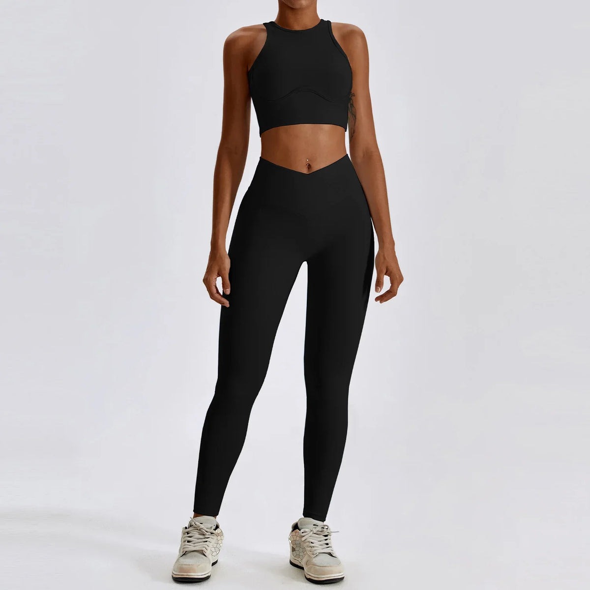 Yoga Set Seamless Women's Sportswear Workout Clothes Athletic Wear Gym Legging Fitness Bra Crop Top Sports Suits High Quality