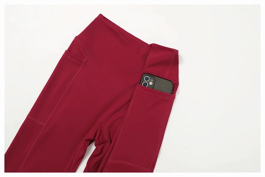 2PCS Yoga Set Gym Clothes Sportswear Seamless Women Fitness Long Sleeved Tracksuits Sports Workout Gym Flared Leggings Athletic