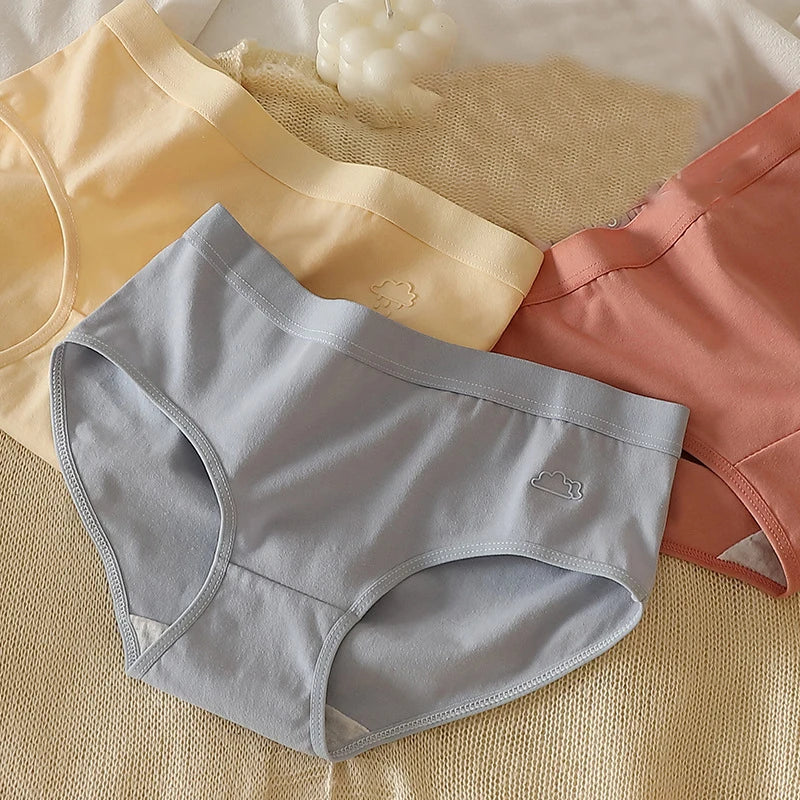 Women's Cotton Underwear Panty Cute Sexy Panties Female Seamless Underpants Solid Color Panty Intimates Women Lingerie S-XL