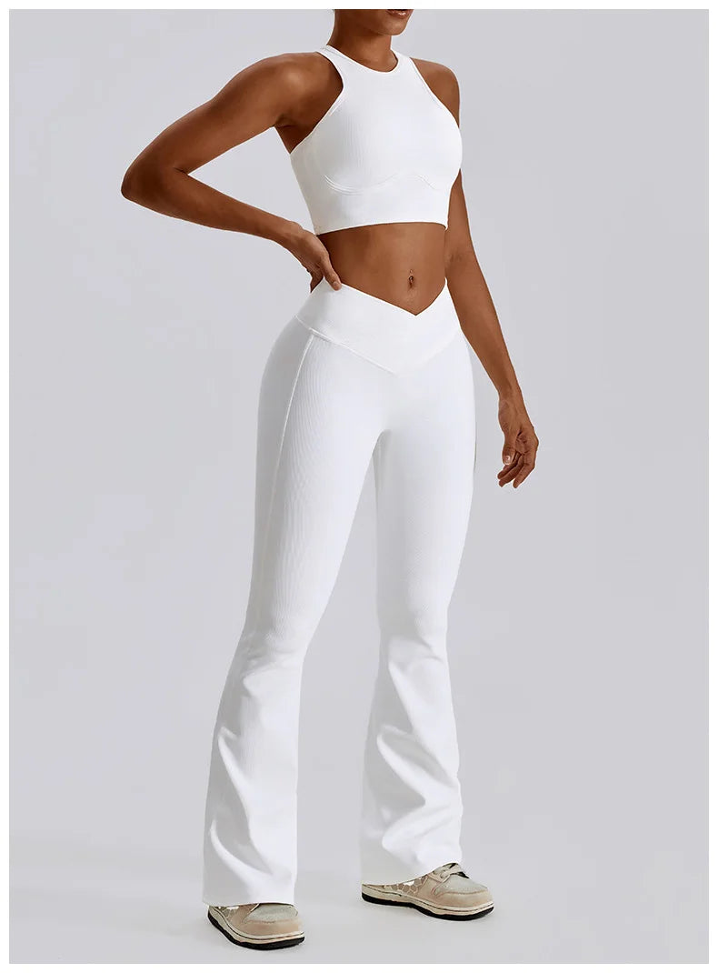 Yoga Set Seamless Women's Sportswear Workout Clothes Athletic Wear Gym Legging Fitness Bra Crop Top Sports Suits High Quality