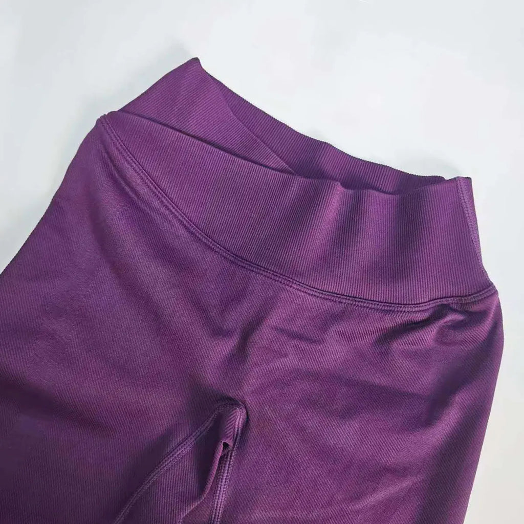 Vision Flares women gym Fashion Yoga flared pants Waist cross Seamless Sports Leggings Fitness Wide-leg Trousers
