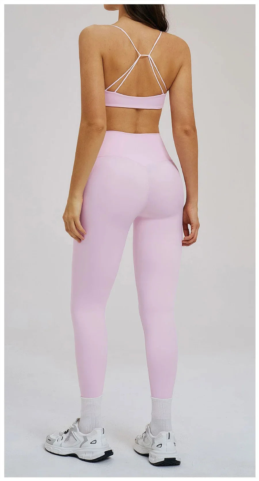 2PCS Yoga Suit Sports Set Women Fitness Quick-Drying Gym Tracksuit Running Nude Feeling Workout Outfit Sport Bra Leggings Suit