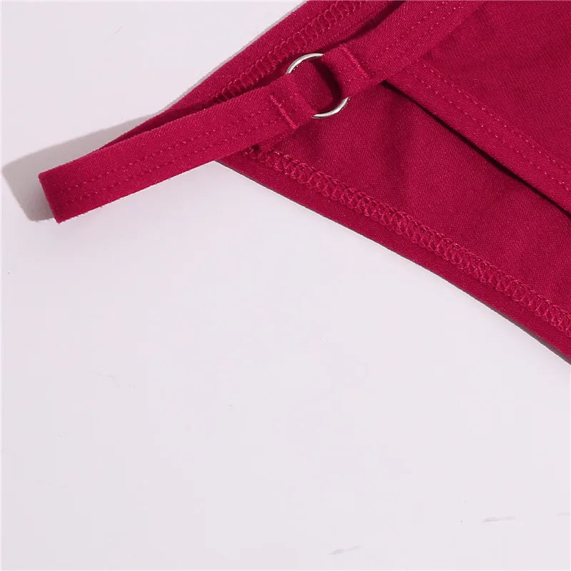 4Pcs/Set Women's Cotton Panties 3Pcs/set Sexy Low Waist Briefs M-2XL Comfortable Underwear Female Soft Color Underpants Lingerie