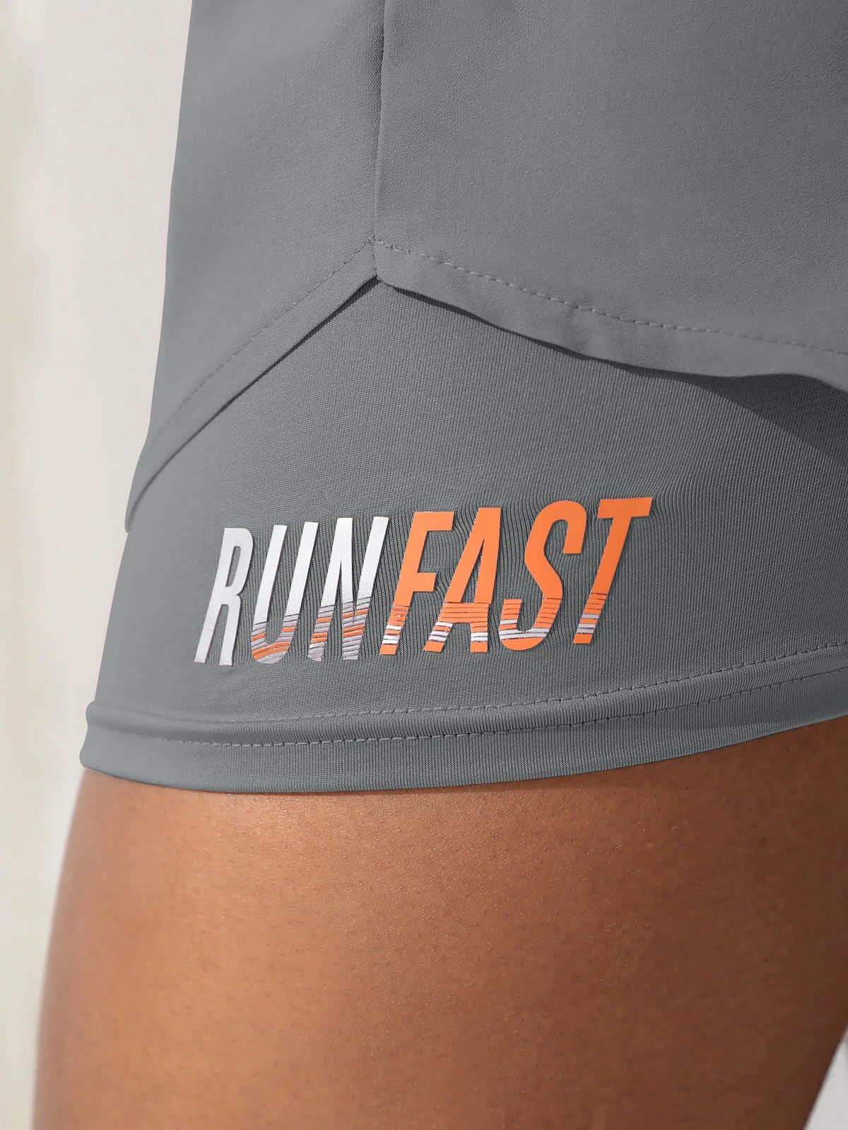 Women's High Rise Yoga Shorts With Elastic Proximity Control Running Shorts, Fake Two Pieces Pants