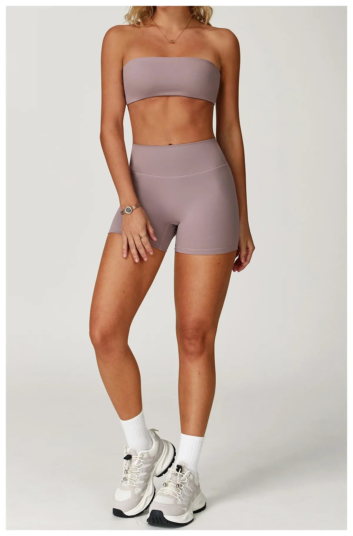 Yoga Set 2PCS Fitness Suit Women's Tracksuit Sportswear Workout Sports Bra High Waist Leggings Gym Clothing Sports Shorts Suits