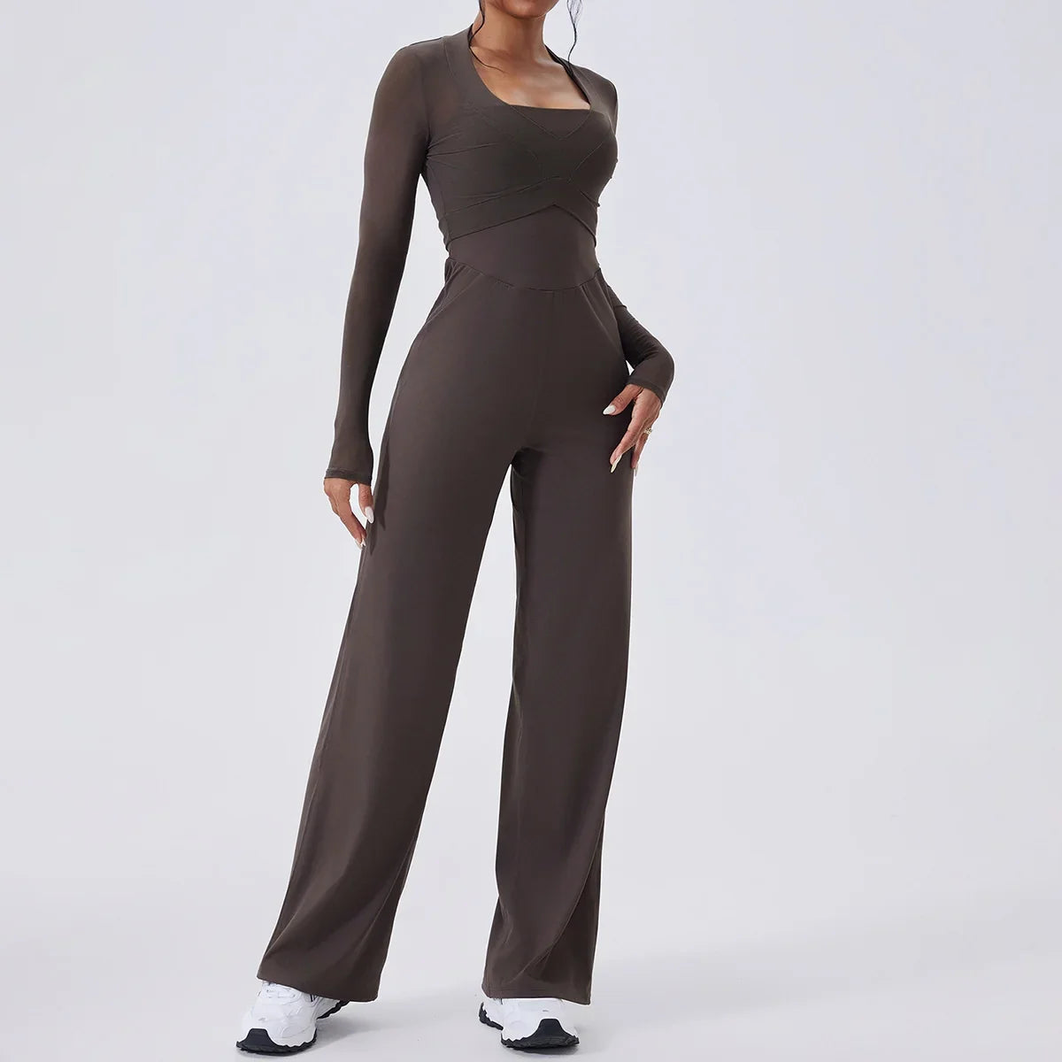 Women Crop Tops Yoga T-shirts Solid Sports Top Long Sleeve Running Shirts Sexy Exposed Navel Quick Dry Fitness Gym Sport Wear