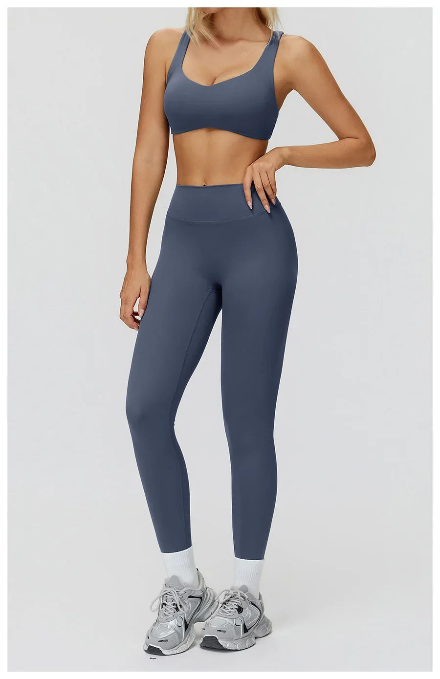 Women Yoga Suit Tracksuit Sports Bra High Waist Legging Shorts Outfit Gym Set Fitness Running Workout Clothes Push Up Sportswear