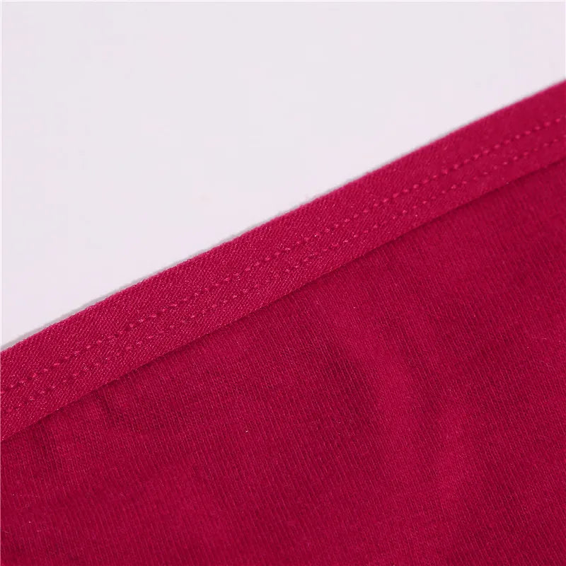 4Pcs/Set Women's Cotton Panties 3Pcs/set Sexy Low Waist Briefs M-2XL Comfortable Underwear Female Soft Color Underpants Lingerie