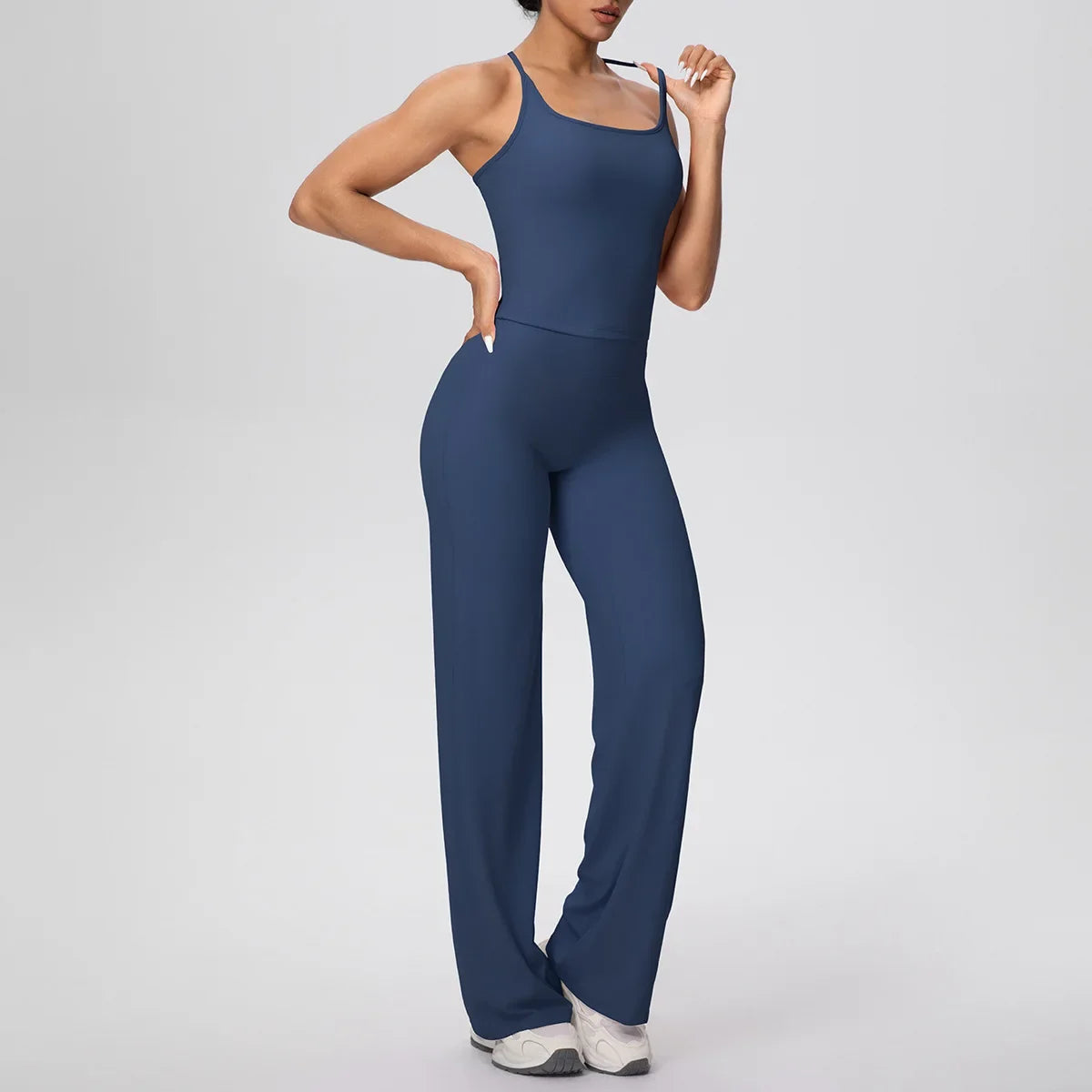 Yoga Set 2PCS Women Tracksuit Nude Feeling Workout Sets Gym Clothes Push Up Fitness Running Sportswear Sport Vest Leggings Suit