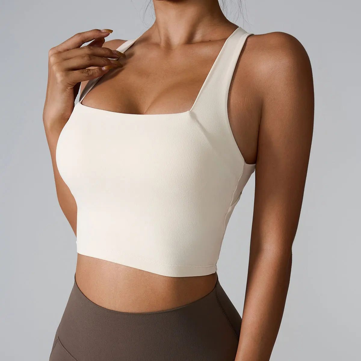 Women's Sports Bra Top Tight Elastic Gym Sport Vest Yoga Bras Crop Top Yoga Clothes Stretch Sports Underwear