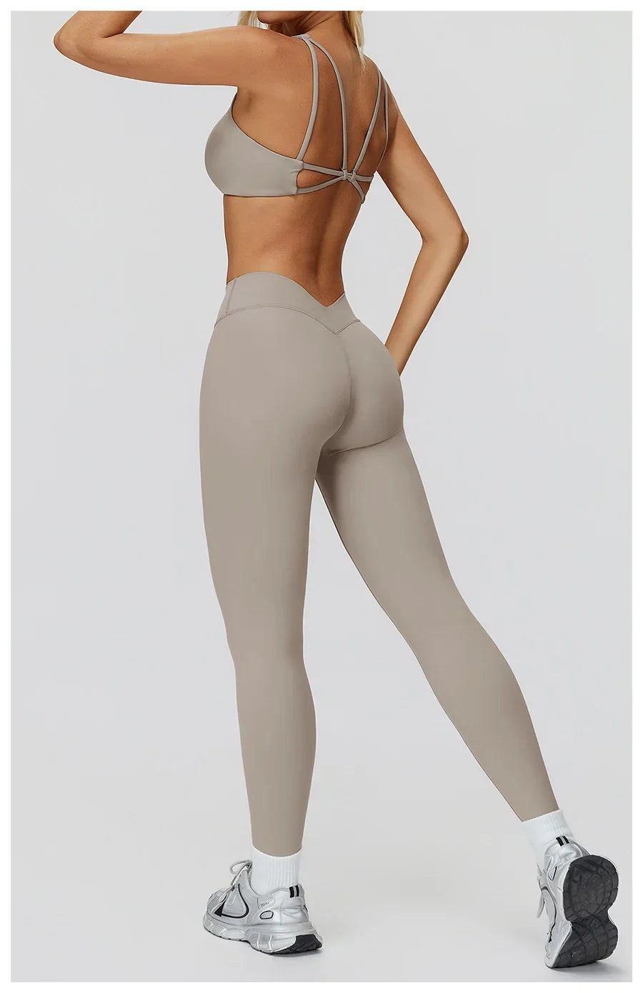 Women Yoga Suit Tracksuit Sports Bra High Waist Legging Shorts Outfit Gym Set Fitness Running Workout Clothes Push Up Sportswear