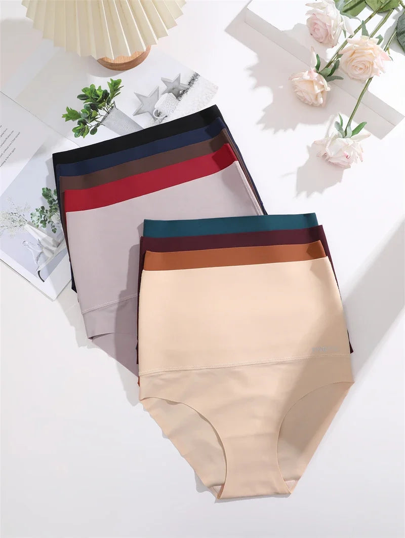 Women Seamless Shapewear Briefs High Waist Butt Lifter Women's Maillard Sexy Tummy Control Belly Shaping Lingerie Female Panty