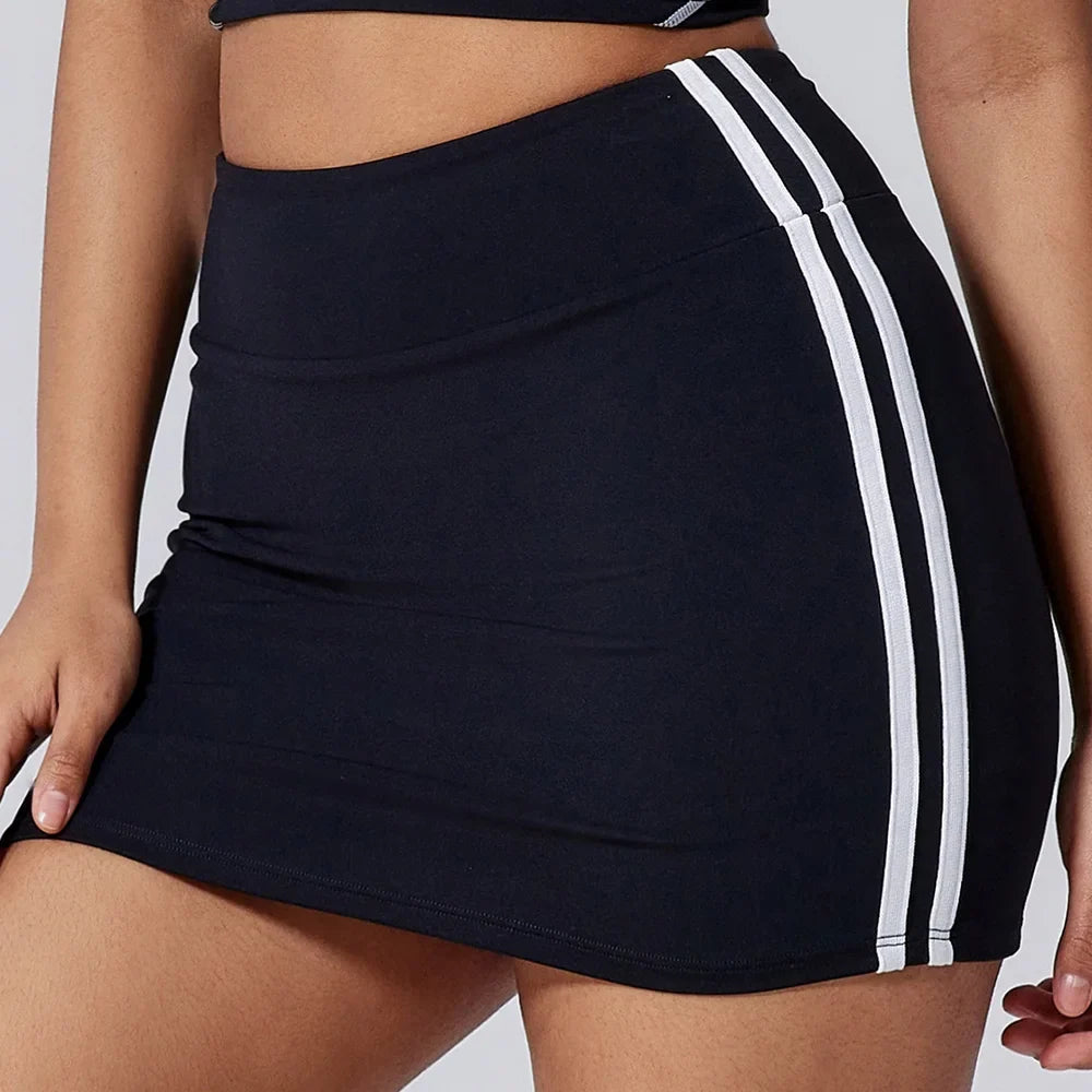 Women Vest Tank Top Tennis Suit Fitness Yoga Set Casual Outdoor Short Skirt Running Golf Gym Suit Female Breathable Sportswear