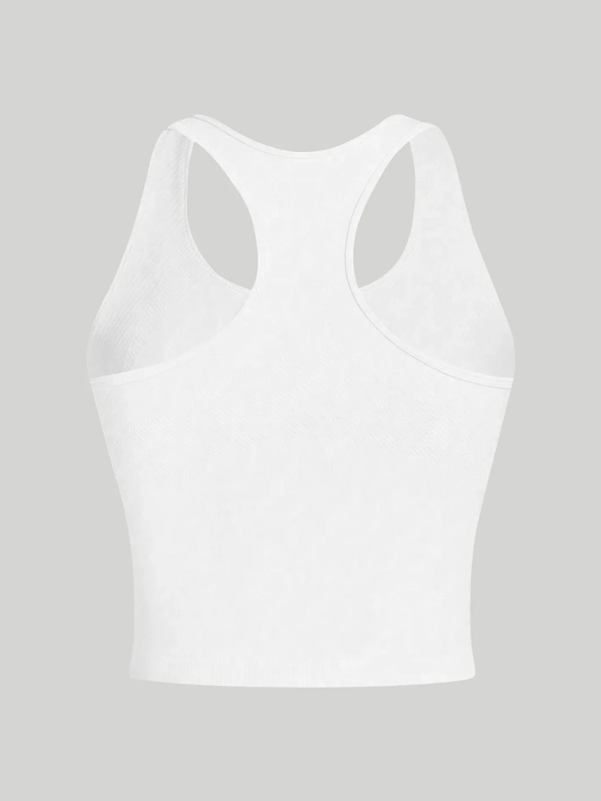 3 Piece Yoga Vest Women Gym Sports Racerback Crop Tops Seamless Streetwear Rib Knit Workout BreathableTank Top Female