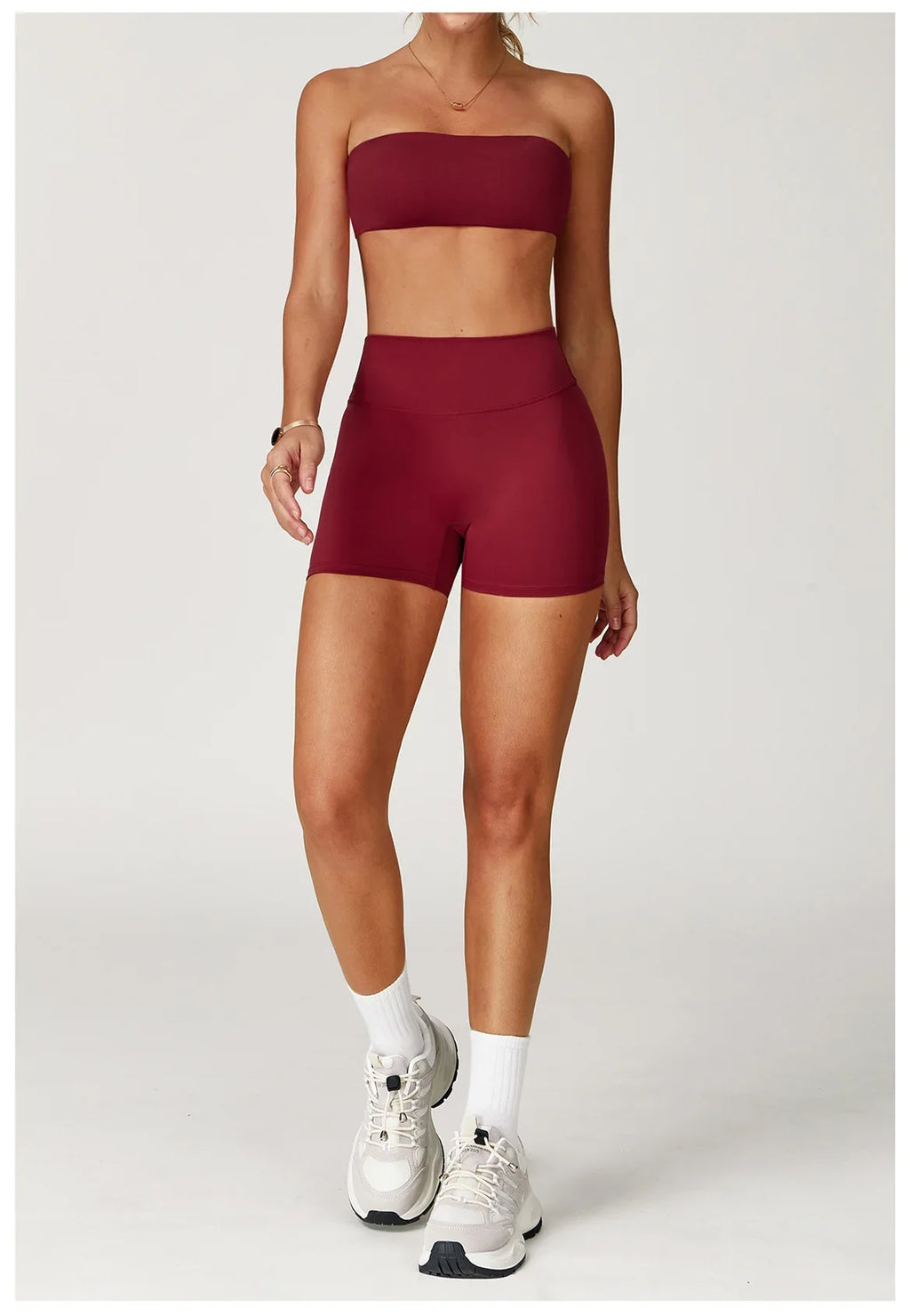 Yoga Set 2PCS Fitness Suit Women's Tracksuit Sportswear Workout Sports Bra High Waist Leggings Gym Clothing Sports Shorts Suits
