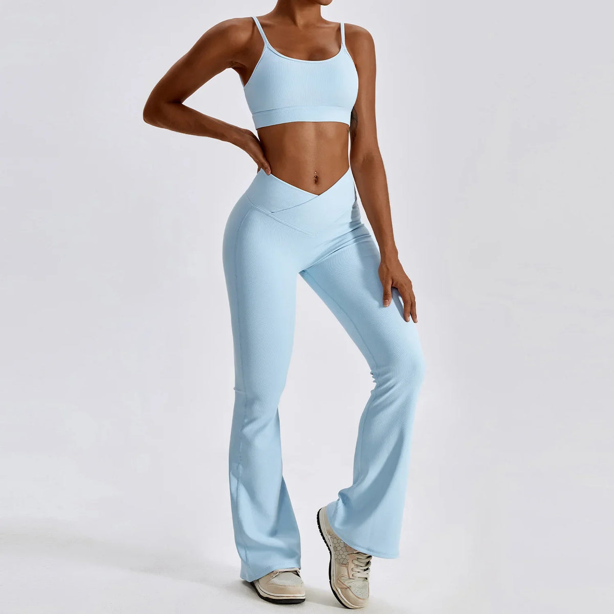 Yoga Set Seamless Women's Sportswear Workout Clothes Athletic Wear Gym Legging Fitness Bra Crop Top Sports Suits High Quality
