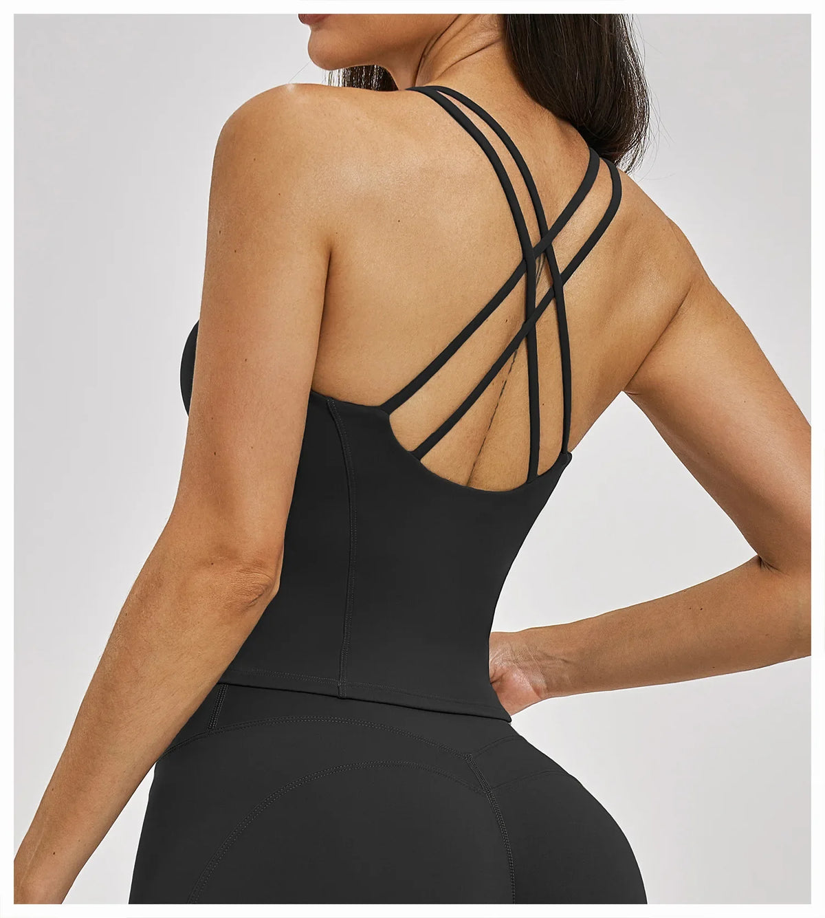 Sexy Fitness Yoga Bra Workout Top Gym Underwear Push Up High Strength Sports Bra Athletic Sport Bra Women Backless Yoga Crop Top