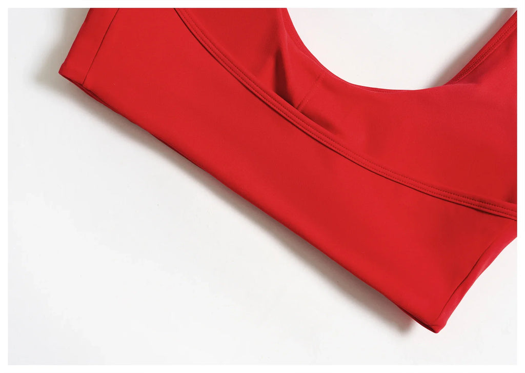 Sexy Gym Top Women Sports Bra Running Hanging Neck Yoga Bra Breathable Sports Underwear Women Fitness Push Up Workout Top Women