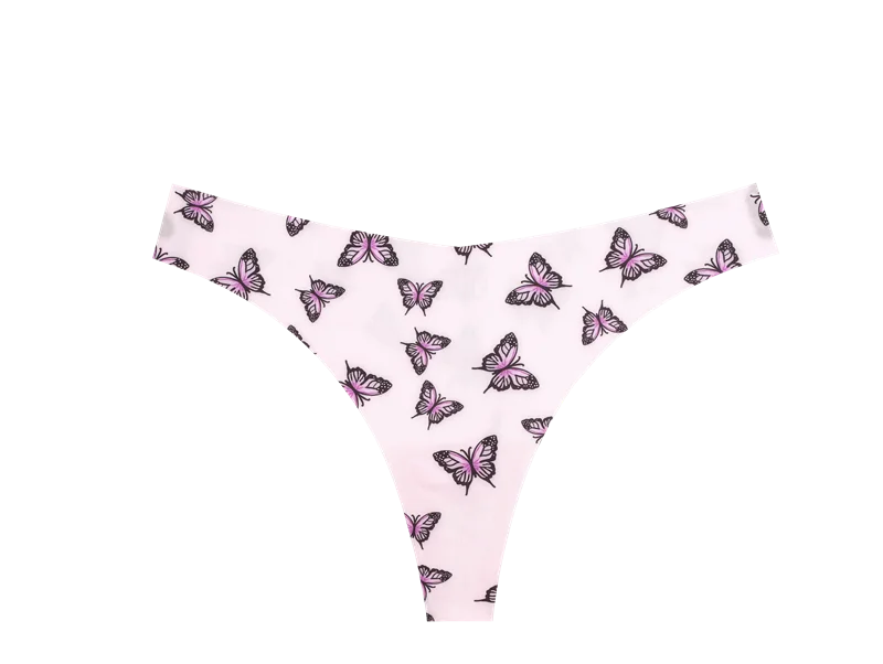3Pcs Ultra-thin Seamless G-string Women Thongs Sexy Sweet Fruit Low-waist Panties Ladies Soft Cute Thongs Female S-XL T-Back