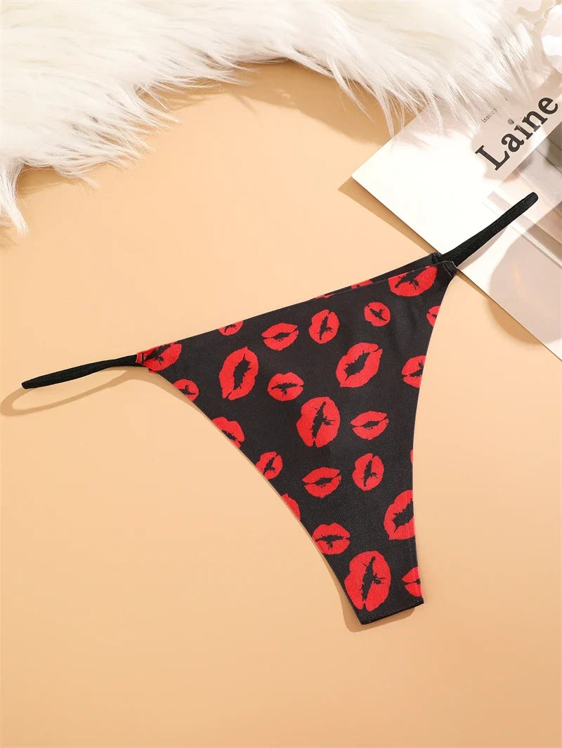 3PCS Women Seamless Leopard Butterfly Panties Sexy Ultra-thin Briefs Female Ice Silk No Trace Underwear Low Rise Soft Lingerie