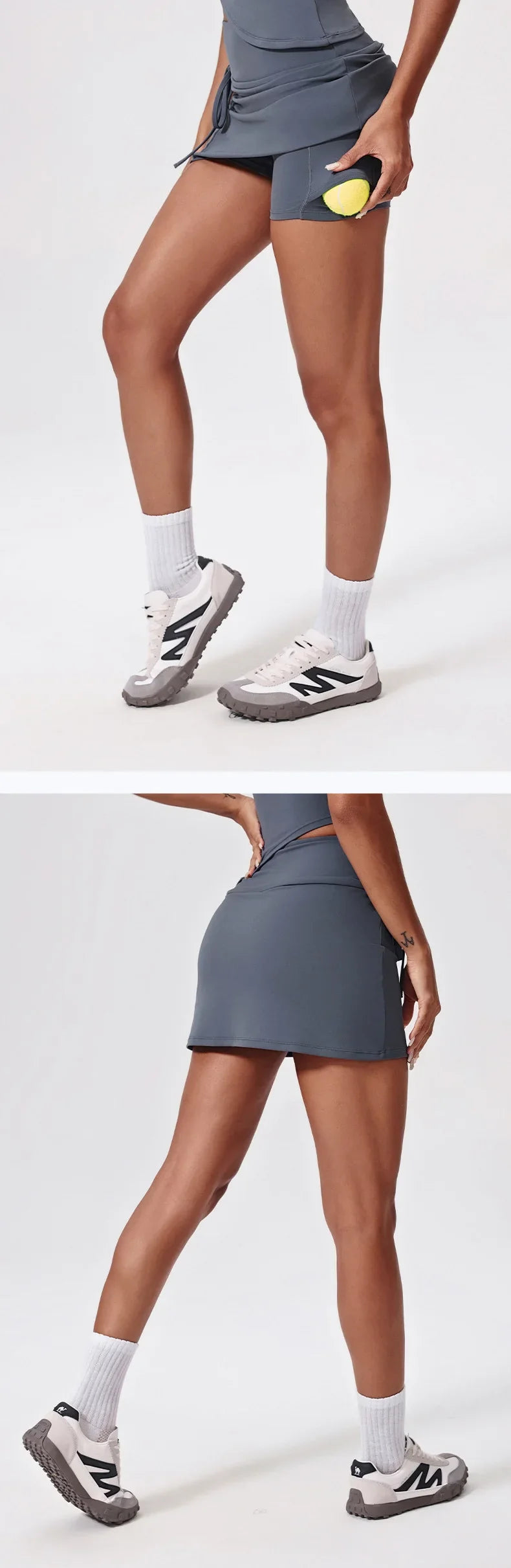 Tennis Suit Set Yoga Set Casual Outdoor Bra Golf Short Skirt Anti-light Running Pocket Fitness Suit Breathable Sports Tank Top