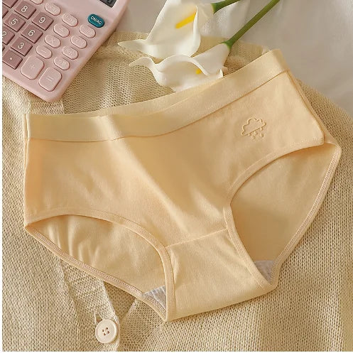3Pcs Women's Cotton Underwear Panty Cute Sexy Panties Female Seamless Underpants Solid Color Panty Intimates Women Lingerie S-XL