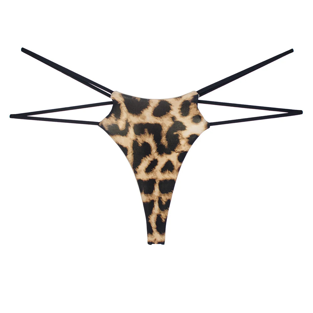 G String Thong Leopard Women Panties Sexy Briefs Cotton T-back Underwear Low Waist Seamless Femlae Lingerie Size S-XL