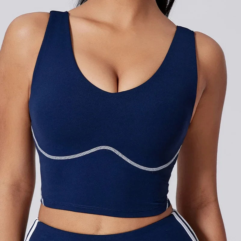 Women Vest Tank Top Tennis Suit Fitness Yoga Set Casual Outdoor Short Skirt Running Golf Gym Suit Female Breathable Sportswear