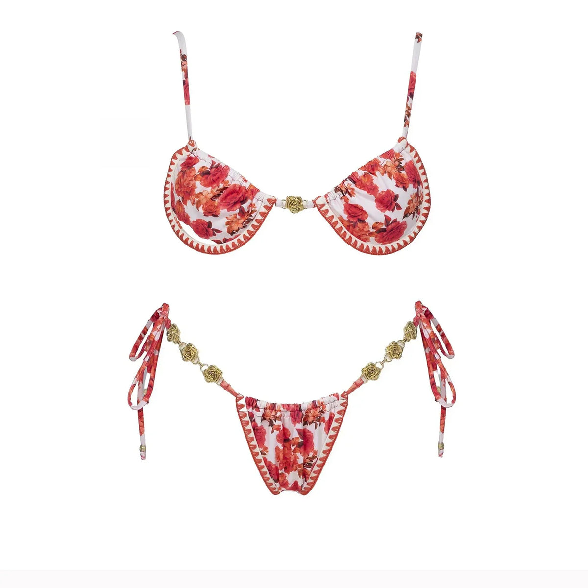 3Pcs Micro Bikinis Sexy Women Swimsuit 2026 New Swimwear Printed Swim Suit Female Bathing Suit Bandeau Biquini Beachwear Sarong