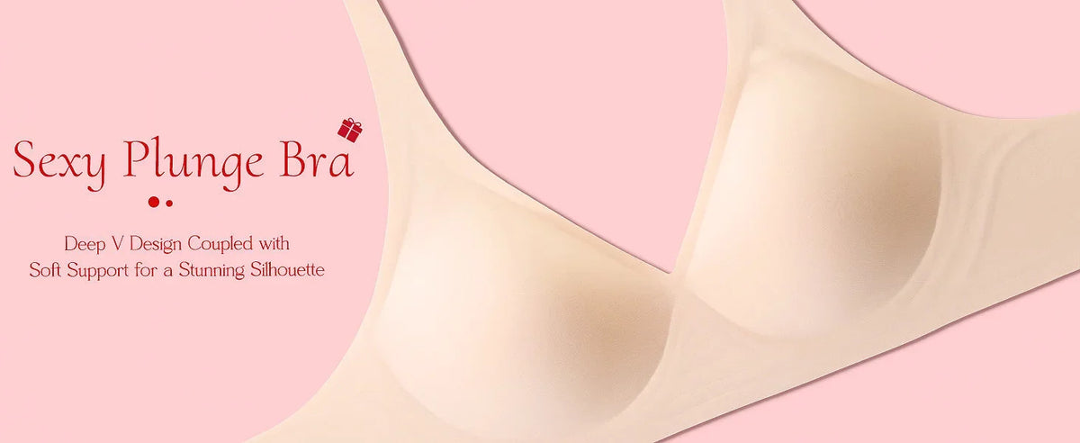 Women's Seamless Wire-Free Comfortable Full-Cup Bra with Thin Molded Cups for Breathability and Support Beautiful Push Up Bra