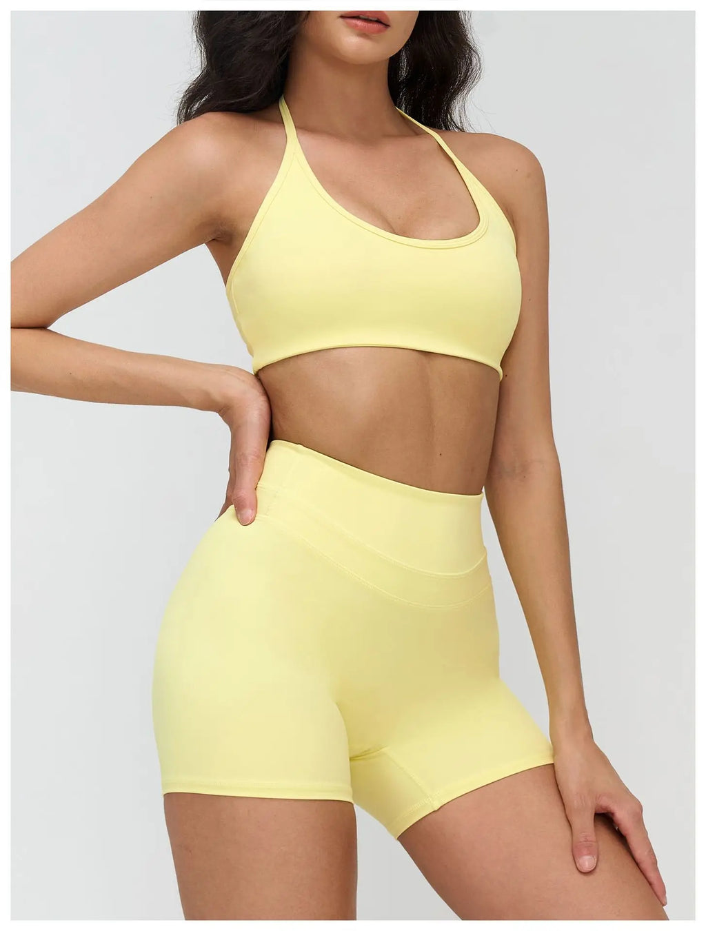 Sexy Gym Top Women Sports Bra Running Hanging Neck Yoga Bra Breathable Sports Underwear Women Fitness Push Up Workout Top Women