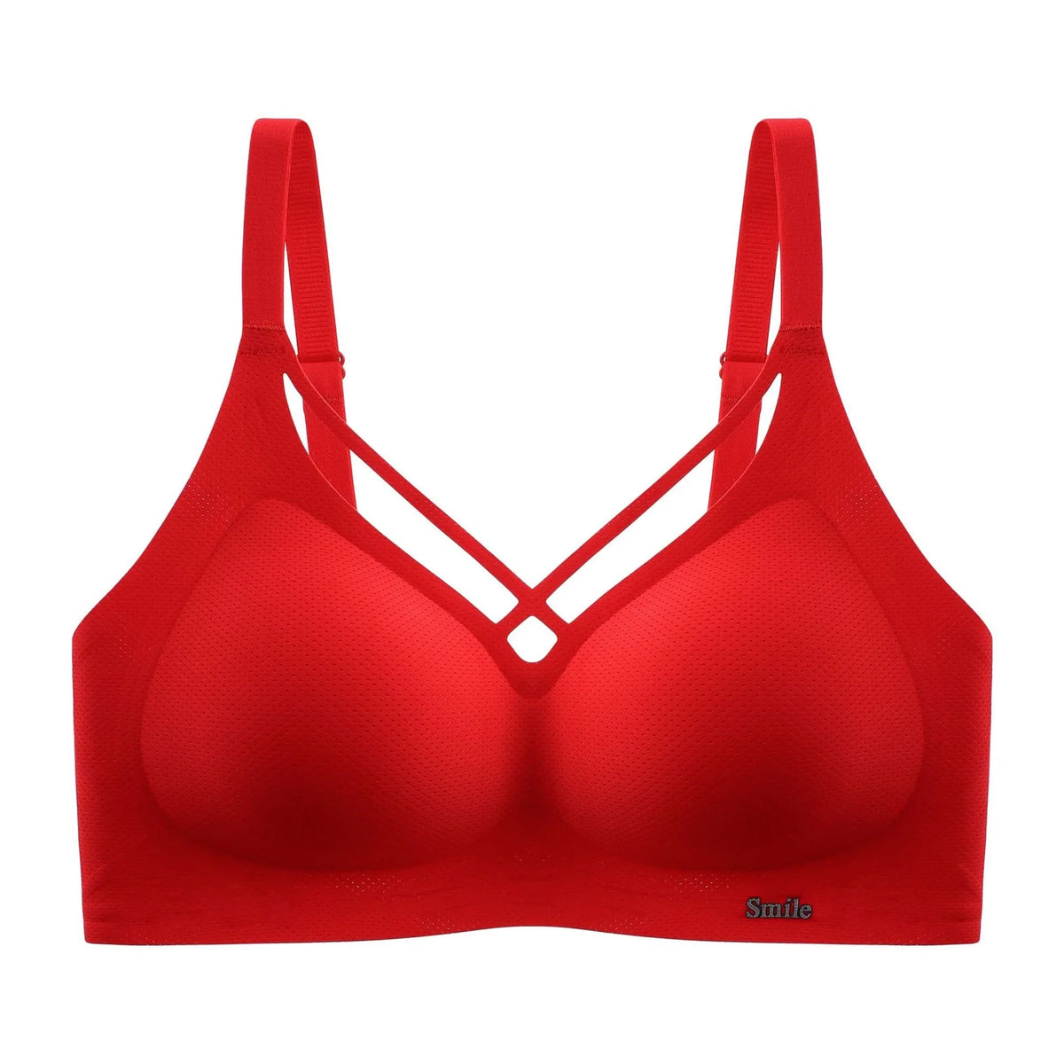 Traceless Half-Fixed Cup Women Underwear Thin Jelly Soft Support Anti Drop Adjustable No Steel Ring Super Soft Solid Color Bras