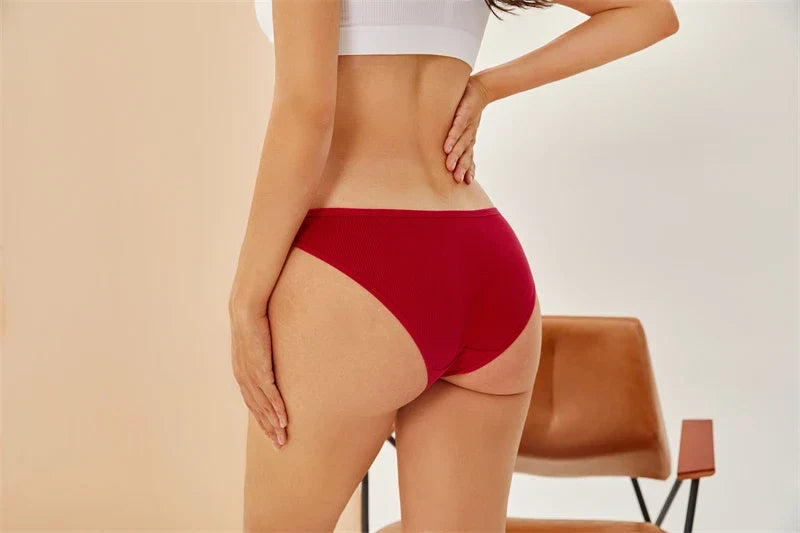 Women Cotton Lingerie Sexy Soft Fashion Panties Femme Buckle Design Underwear Sexy Pantys Underpant Lingerie Lace Intimates S-XL