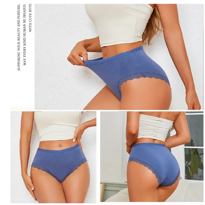 Women's Cotton Briefs Women Seamless Panties Solid Color Breathable Underwear Female Low Waist Soft Lingerie S-XXL