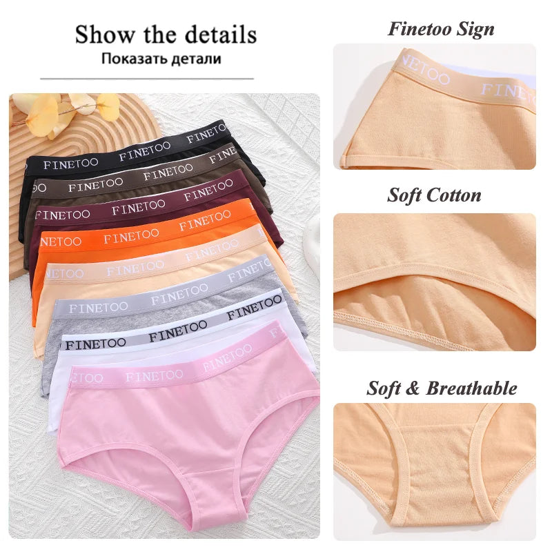 New 3Pcs Women's Cotton Briefs Letter Belt Underwear Women Panties Sexy Breathable Briefs Female Stretch Ladies Soft Lingerie