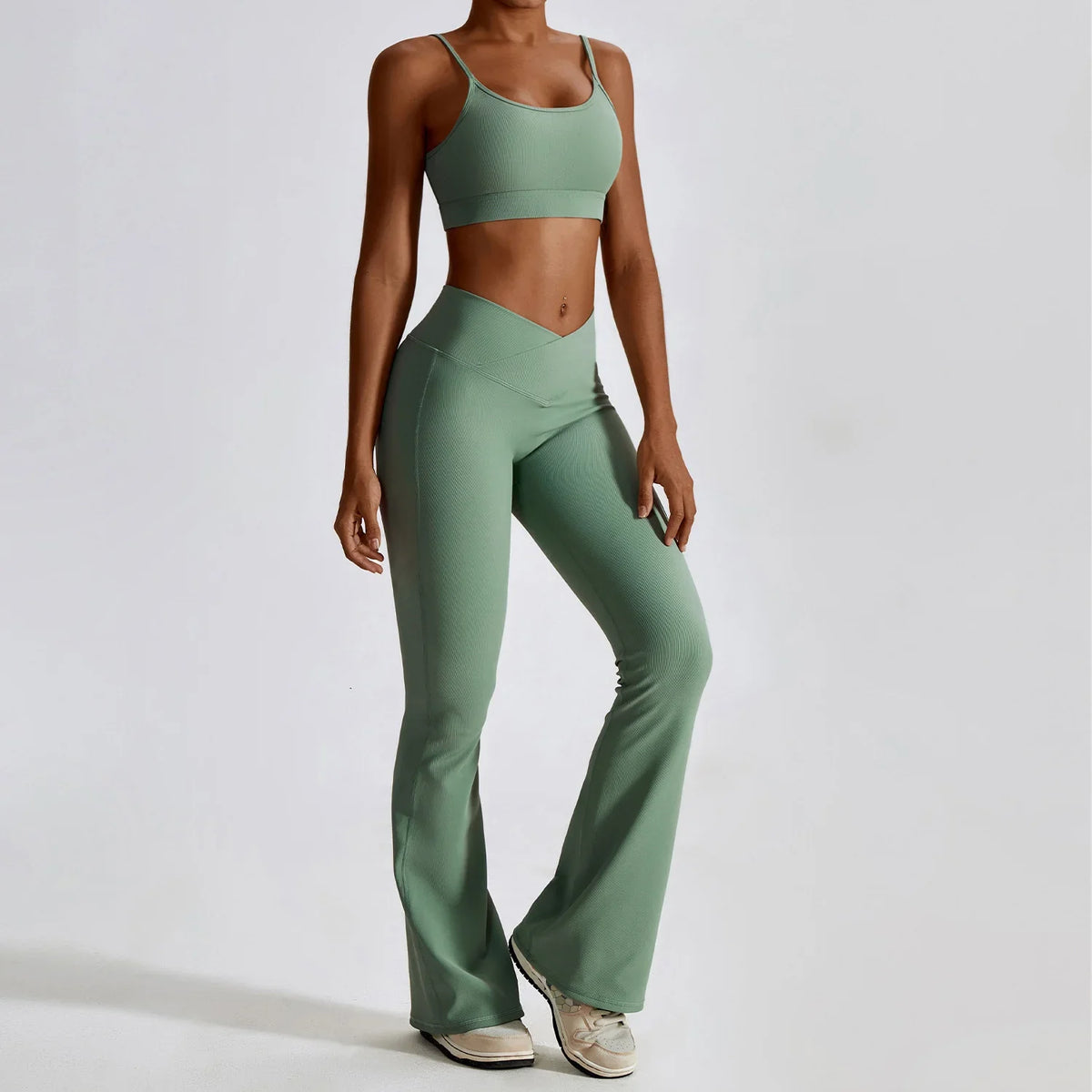 Yoga Set Seamless Women's Sportswear Workout Clothes Athletic Wear Gym Legging Fitness Bra Crop Top Sports Suits High Quality
