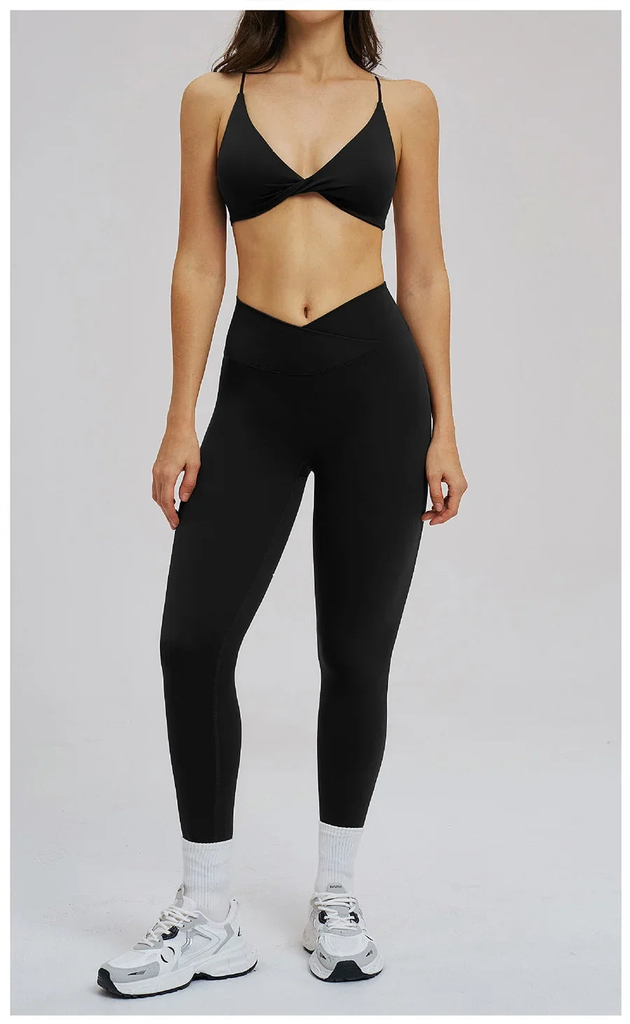 2PCS Yoga Suit Sports Set Women Fitness Quick-Drying Gym Tracksuit Running Nude Feeling Workout Outfit Sport Bra Leggings Suit