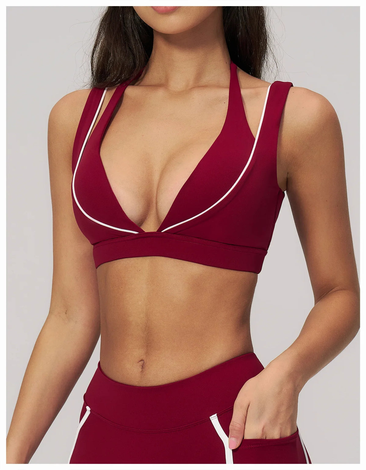 Yoga Underwear Women Sports Bra Breathable Shock Proof Gym Workout Fitness Push up Top Yoga Running Active Sportswear Vest Bra