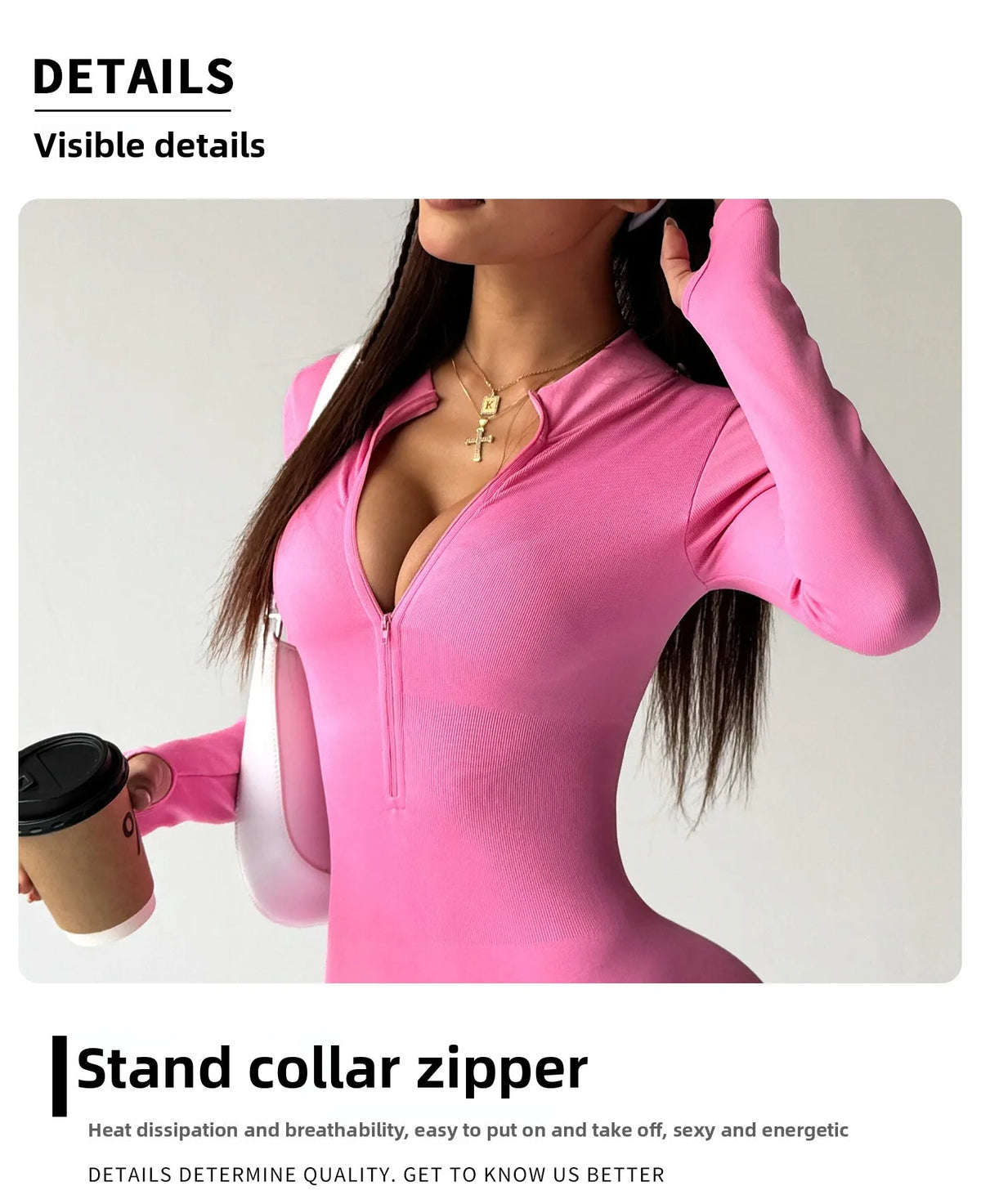 Women Sports Line Shorts Playsuits Zipper Neck One Piece Yoga Romper Pants Workout Fitness Gym Training Tights Suits