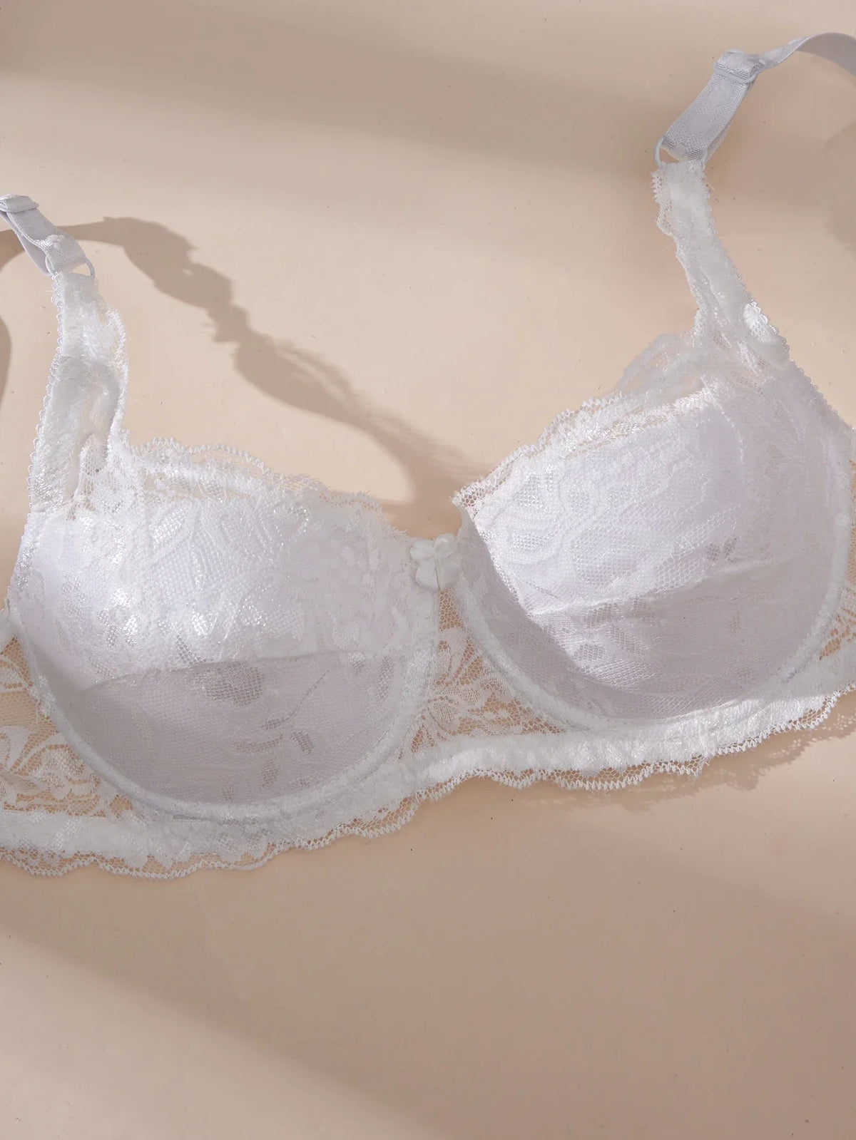 Lace Women's Bra Breast Cover Thin Cup Underwear Underwire Adjustable Push Up Bras Sexy Bralette Lingerie