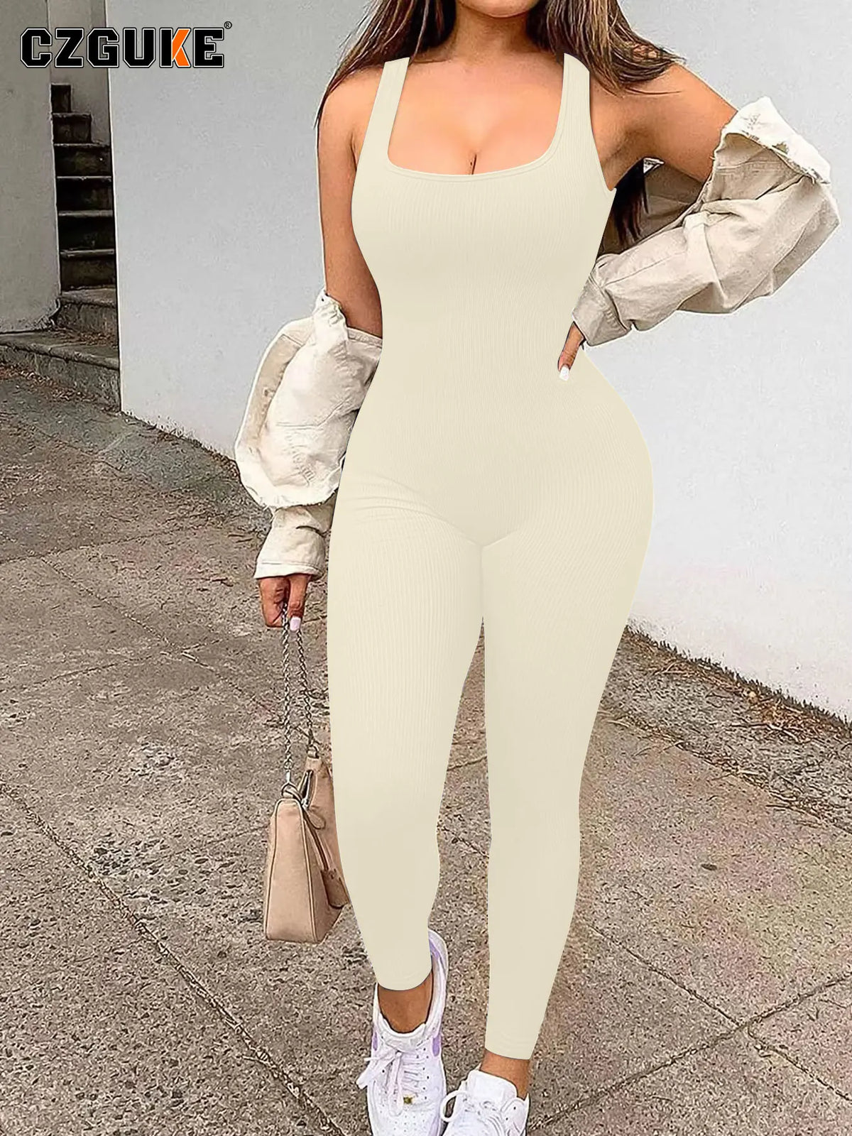 CZGUKE Women's Sportswear Yoga Set Integrated Sportswear Women's Gym Fitness Suit Fitness Stretch One Piece Yoga Suit