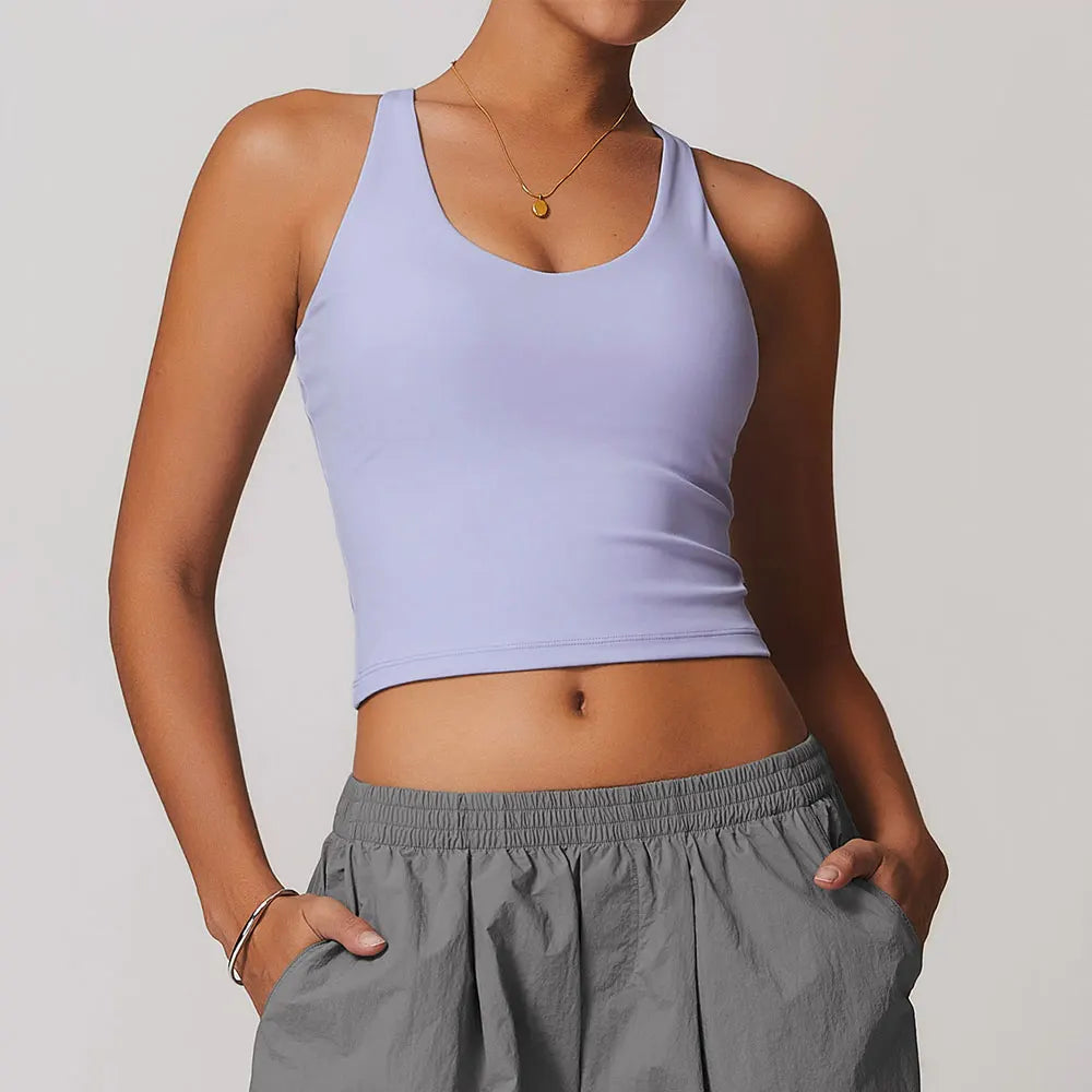 mikeyoga Breathable Sports Bra Fitness Top Women Underwear Yoga Bra Shockproof Crop Top Push Up Vest Sport Bra Gym Workout Top