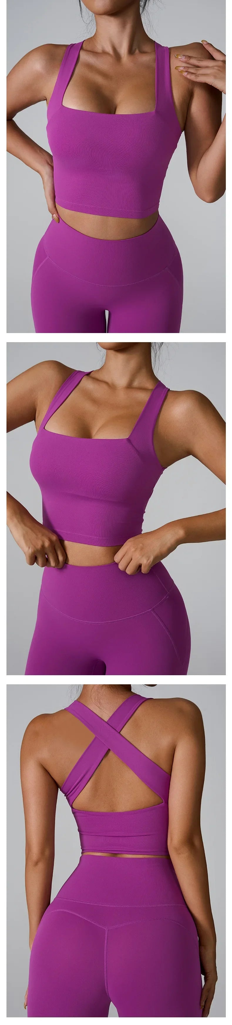 Women's Sports Bra Top Tight Elastic Gym Sport Vest Yoga Bras Crop Top Yoga Clothes Stretch Sports Underwear