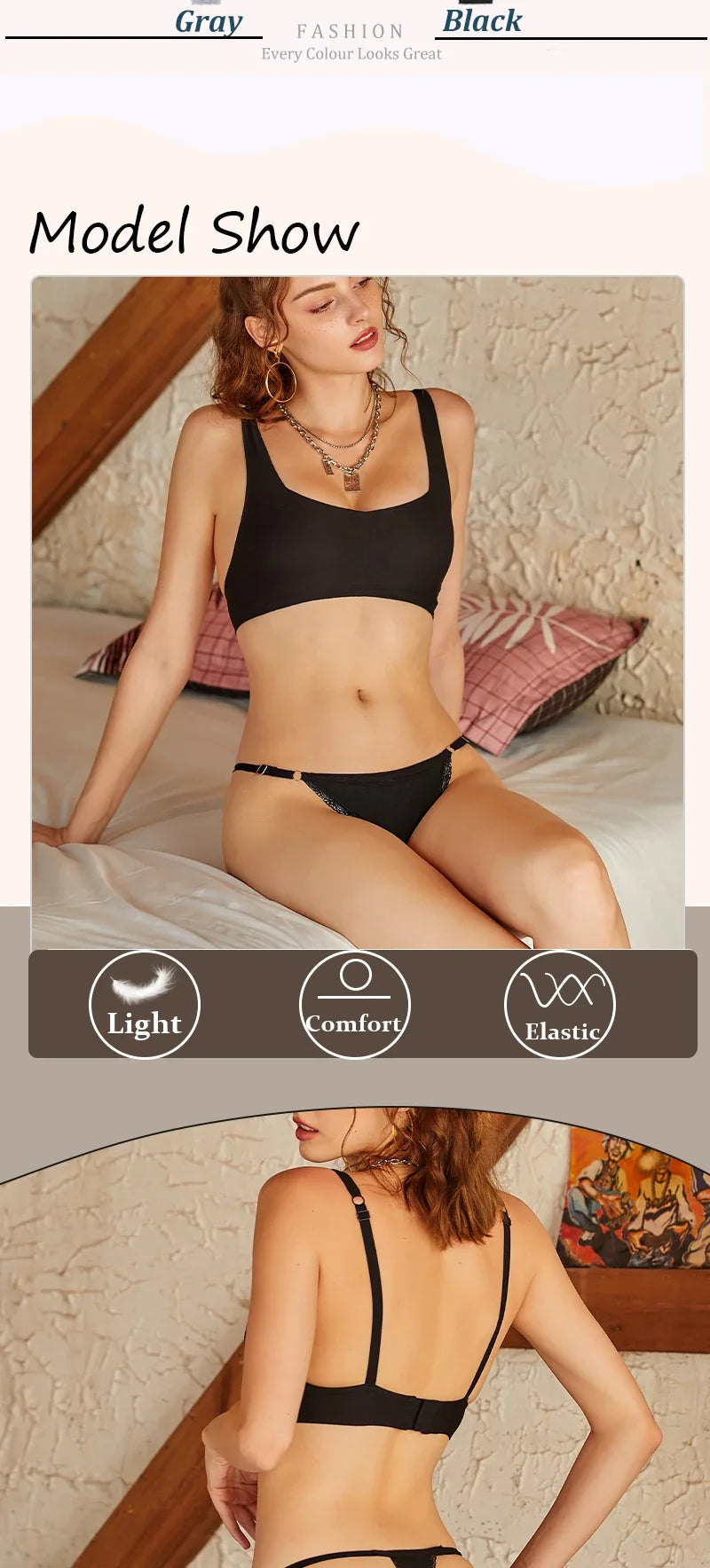 Sexy Women Cotton Thongs Adjustable Belt Seamless Panties Breathable Low Waist Lingerie Female Soft Solid Color Intimates