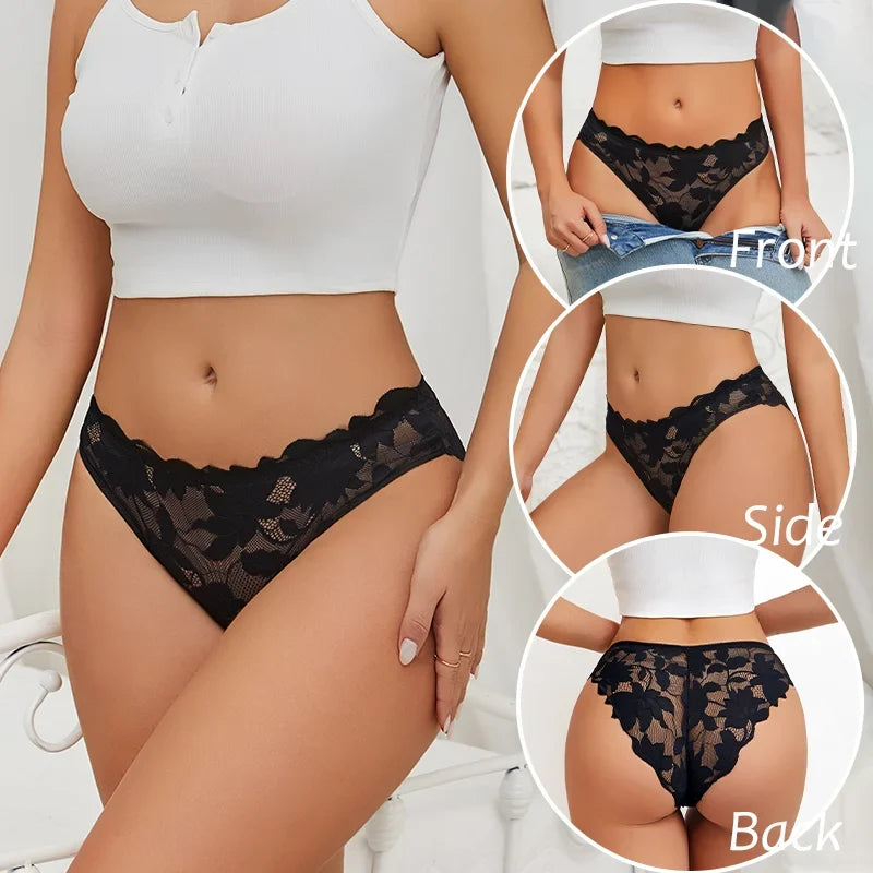 New Sexy Floral Lace Underwire Bras Panties Sets Hollow Out See-Through Romantic Lingerie Underwear Sexy Women Panties S-XL