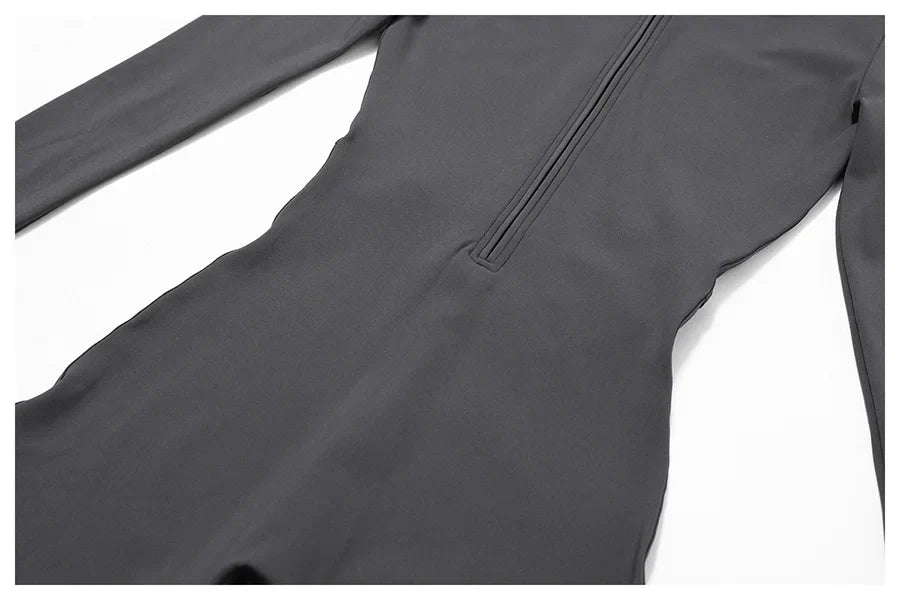 Women's Short Tracksuit Yoga Set One-Piece Jumpsuit Workout Fitness Suit Sportswear Gym Workout Clothes Fitness Stretch Bodysuit