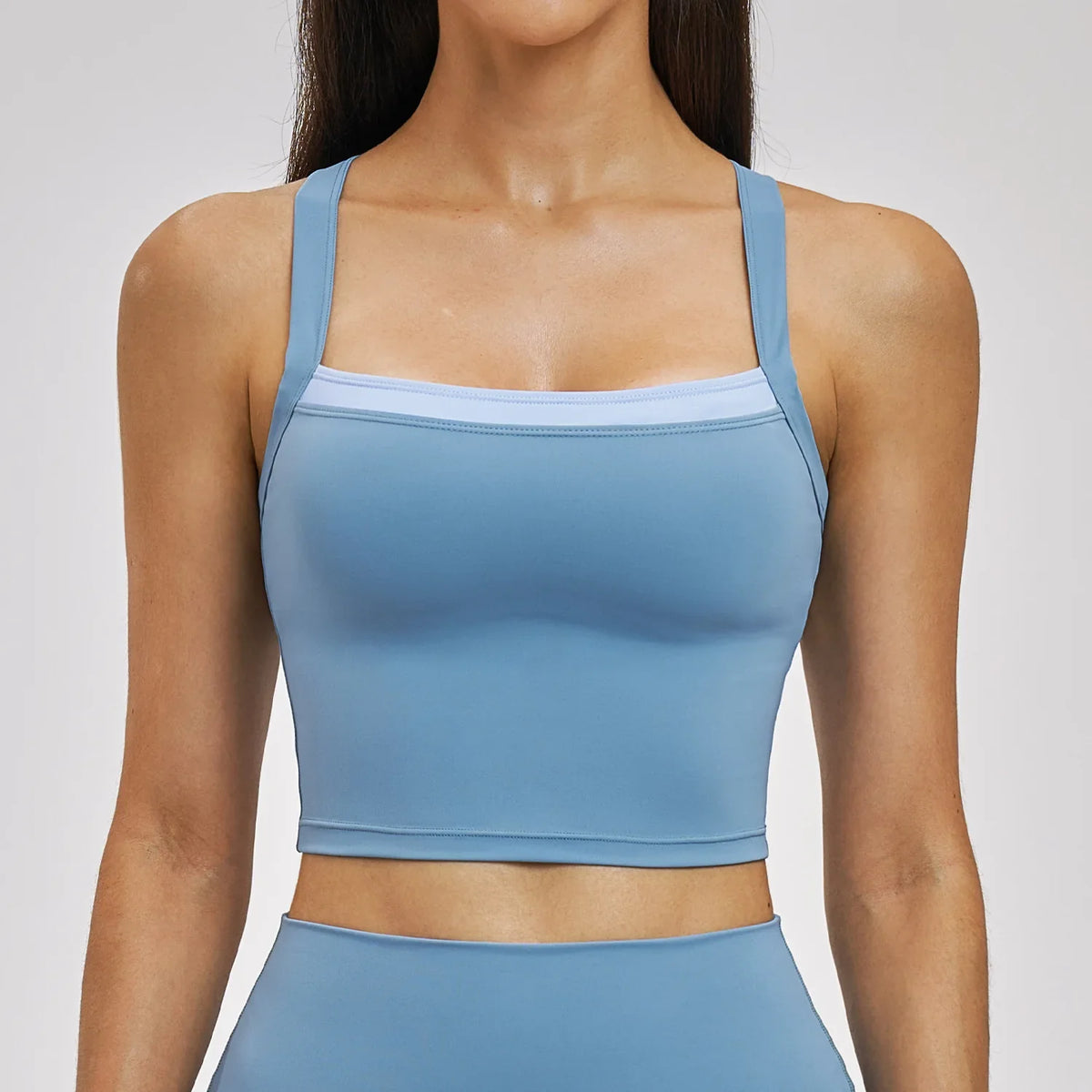 Yoga Bra Women High Strength Sport Bra Anti-Sweat Fitness Top Shockproof Crop Top Push Up Running Sport Bra Gym Vest Workout Top