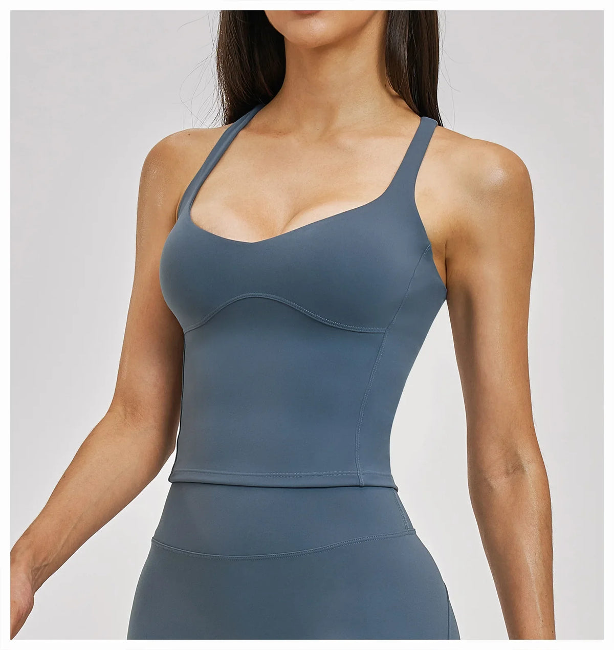 Sexy Fitness Yoga Bra Workout Top Gym Underwear Push Up High Strength Sports Bra Athletic Sport Bra Women Backless Yoga Crop Top