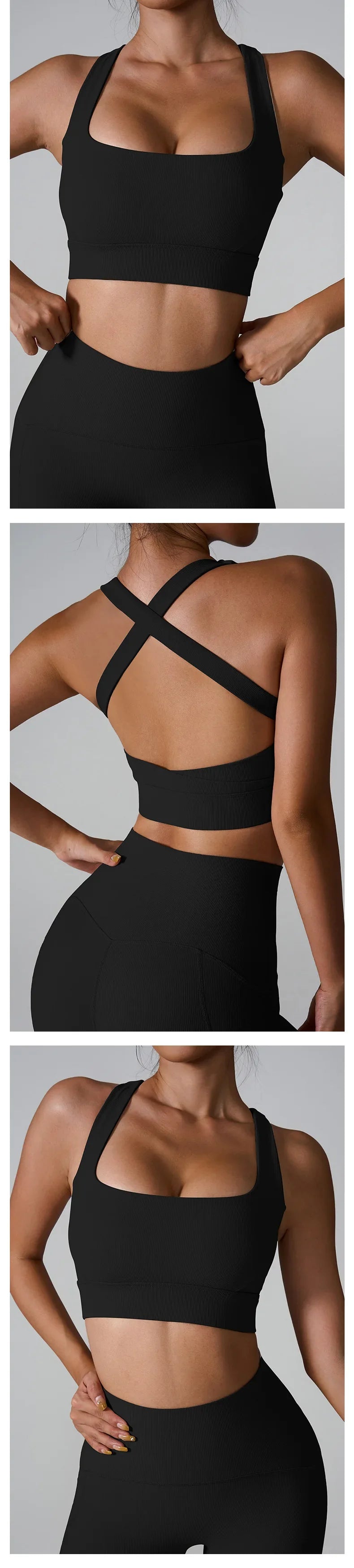 Women Fitness Yoga Bras Sexy Sling Beauty Back Fitness Push Up Sports Women Underwear Running Crop Top Yoga Clothes