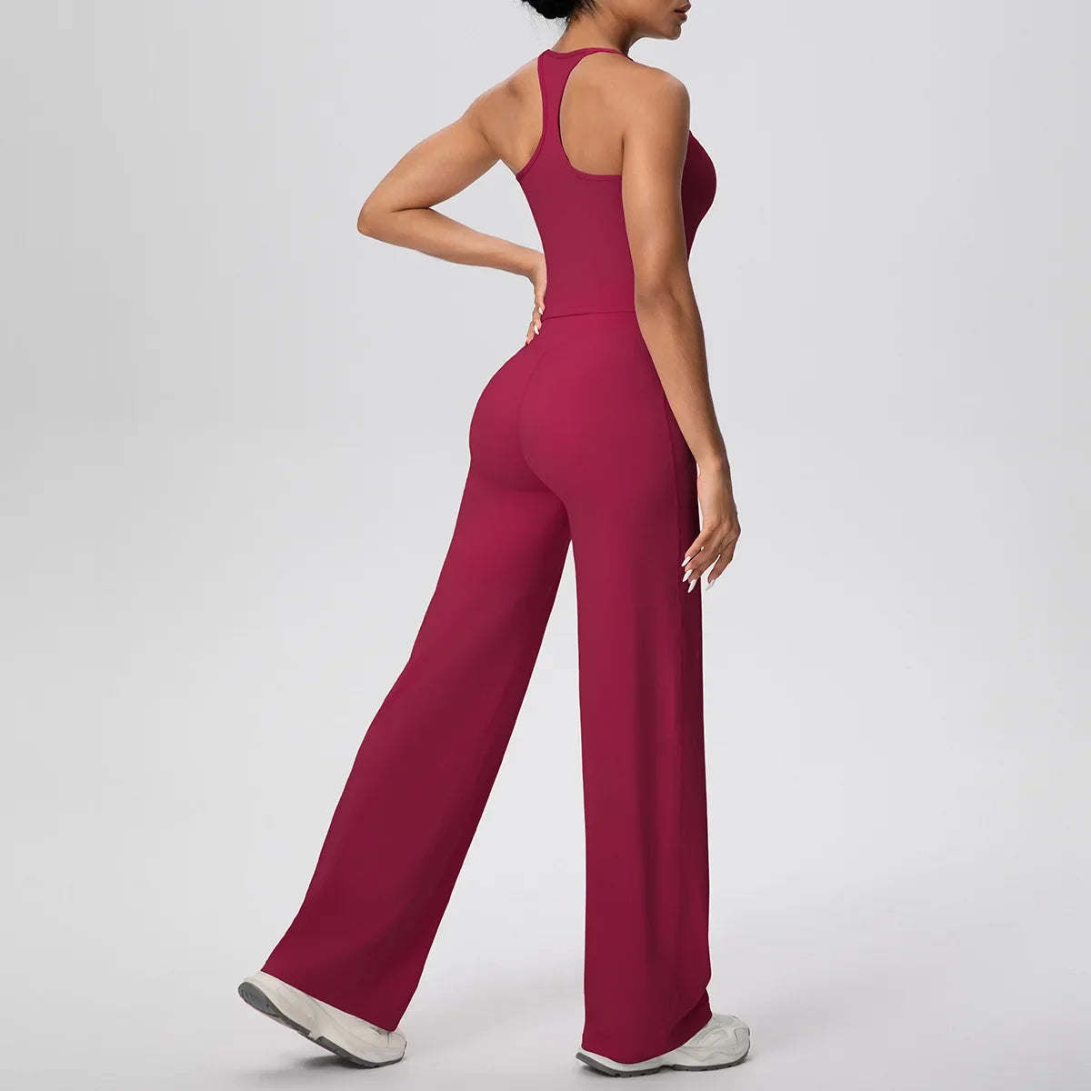 Yoga Set 2PCS Women Tracksuit Nude Feeling Workout Sets Gym Clothes Push Up Fitness Running Sportswear Sport Vest Leggings Suit